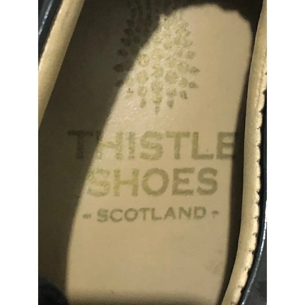 Thistle Shoes Scotland Oxfords Lace Up  Formal Wingtip Shoes Men Size 11 1/2
